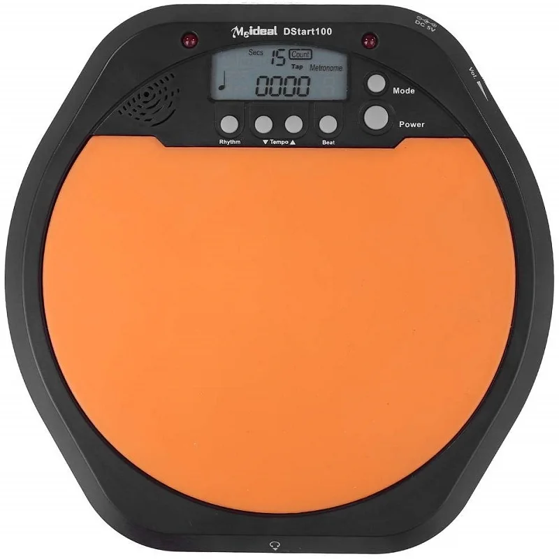 Digital Electronic Dumb Drum Pad Metronome Practice Drum for Jazz,2 in 1