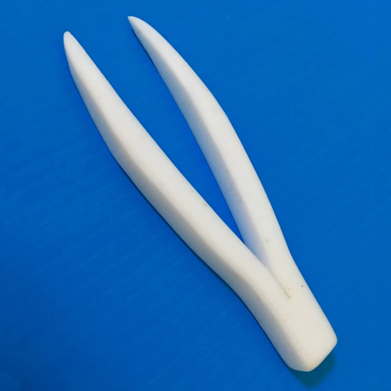 PTFE  Laboratory Tweezers 150mm Clip, Laboratory Clamp, Lab Chemistry Forceps Corrosion and High Temperature Resistance,