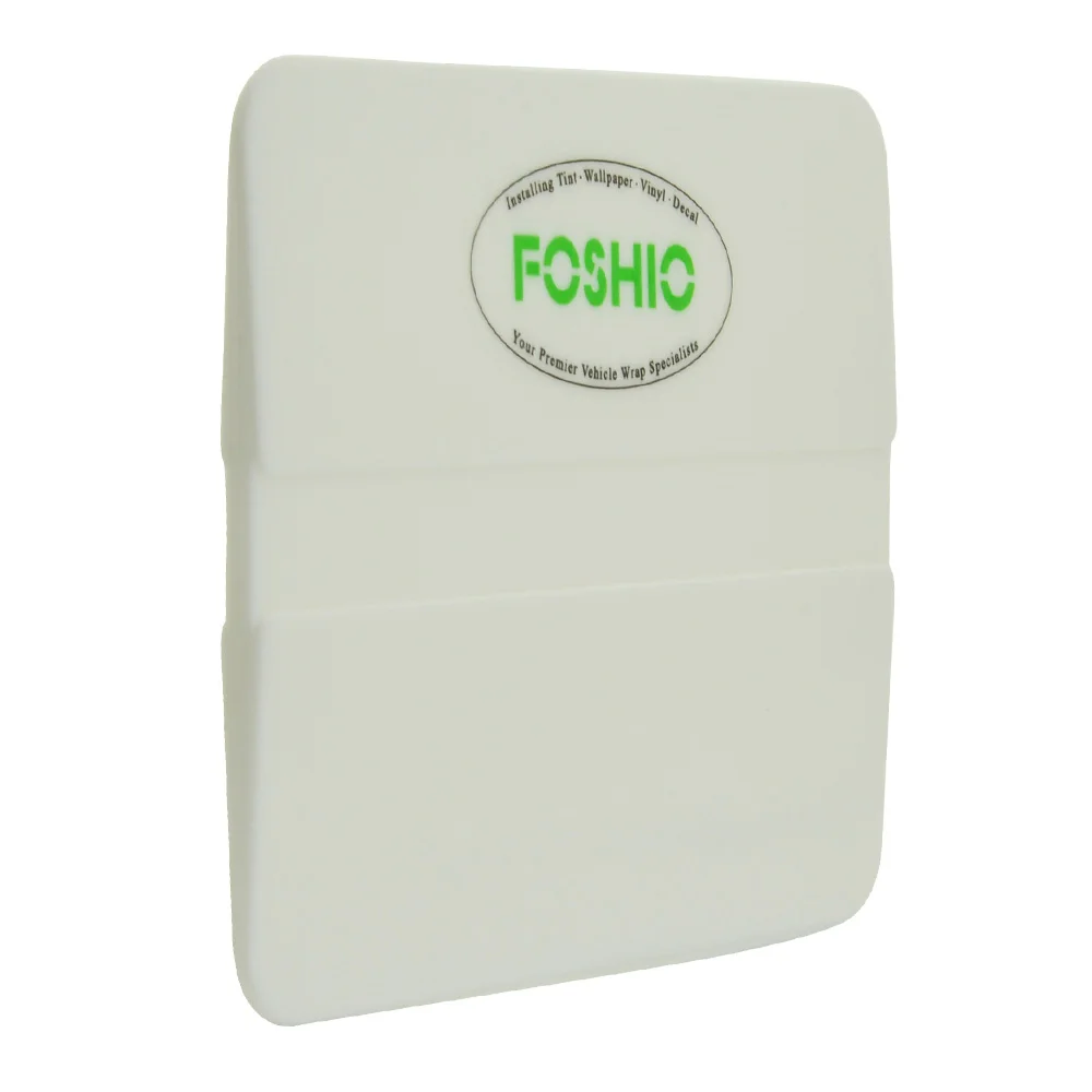 FOSHIO 4pcs White Card Squeegee Car Wrap Tools Scraper 10*7.3cm Window Tint Tools Auto Glass Cleaning Tools Vinyl Film Wrapping