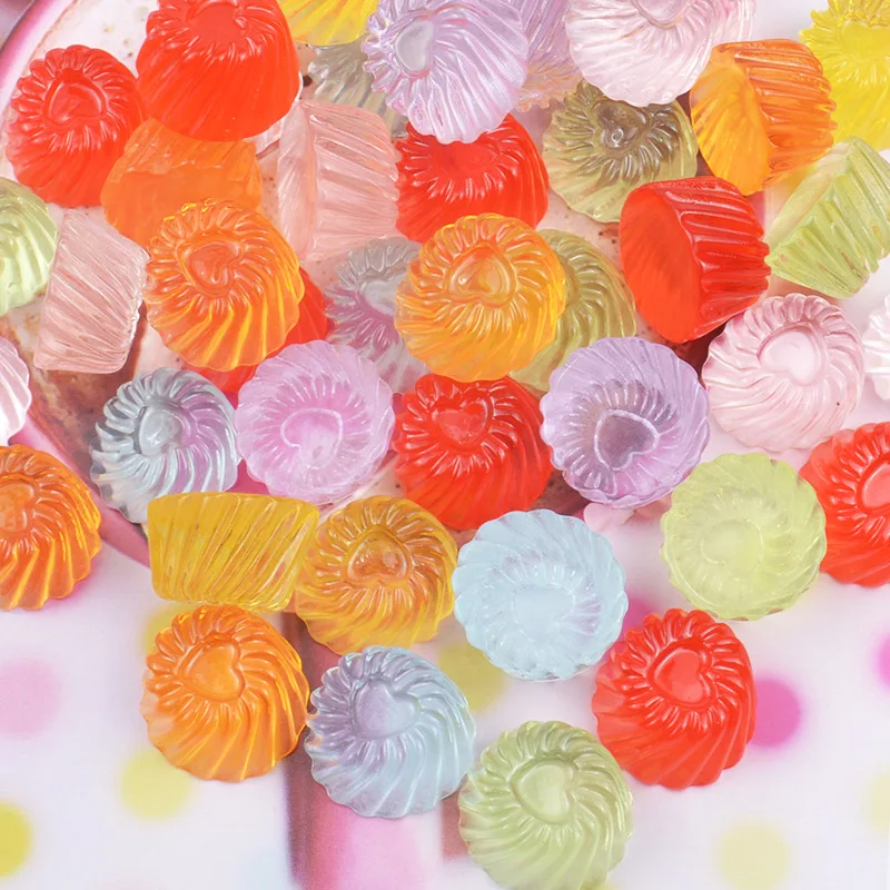 Casa de boneca decoração artesanal em miniatura resina doce doce doce doce doce doce brinquedos de cozinha para comida e decoração de casa de bonecas com 10 peças