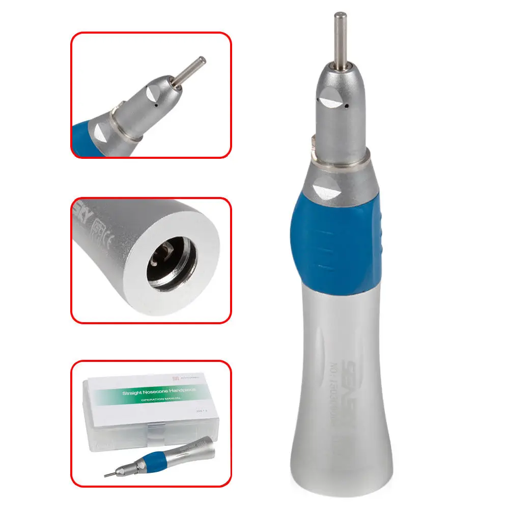 

NSK Style Straight Nose Cone E-type Dental Low Speed Handpiece 1:1Ratio 25K rpm