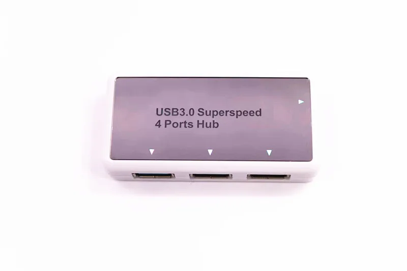 NEW Led display 4 Port USB 3.0 Superspeed HUB 5Gbps High Speed  For PC Laptop Mac