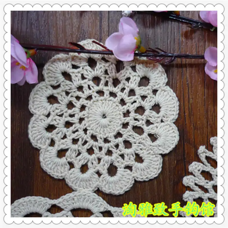 2016 new china product 100% natural cotton crochet retro dinning cookware for dinning table hot dish pad as novelty household