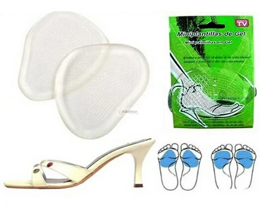 5 pair silicone insoles shoes sports dance wedding high heels wedges platform pumps sandals women foot care tools