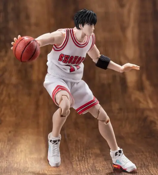 GREAT TOYS Dasin Rukawa Kaede action figure SLAM DUNK GT model toy NO.11 white clothing