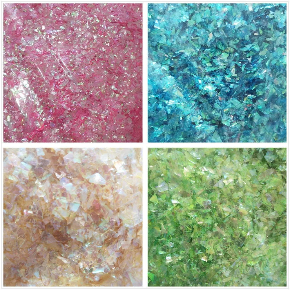 500 g Bonbonpapier, 15 Farben, Muschelpapier, Schleimfüller, Tonspielzeug, DIY-Schleimzubehör, Dekor, Gelee, Schlamm, Handgummi, Ton, Kind – Detail 14
