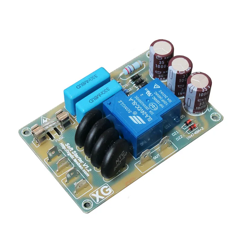 220V 10A 2000W Audio amplifier high-power soft-start board Sound power to start protection