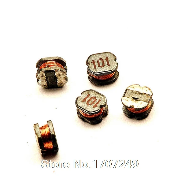 25pcs/lot CD32 100UH 0.5A Winding type Power Inductors SMD Power Inductor print 101