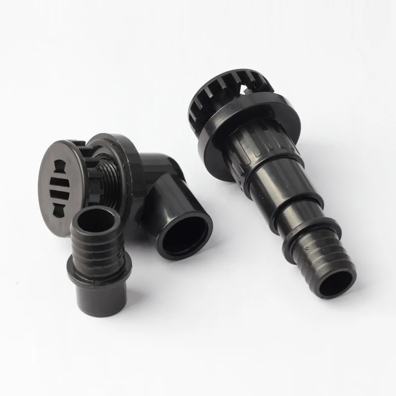 3pcs 20mm Fish Tank Aquarium Strong Drainage Connector Joint New Type Aquarium Sewage Pipe Fittings NuoNuoWell Pool Water Tank