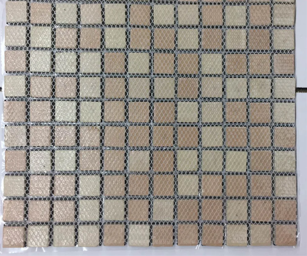 Golden Hexagon Polished and Matt Metal Stainless Steel Mosaic Tiles, Creative Store Showroom Mosaic Wall Tiles 25 mm