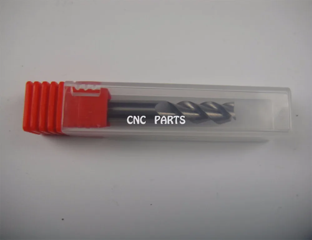 Brocas de corte de aluminio, herramientas de fresado cnc, materiales de carburo, 3 flautas, 6x4x18mm