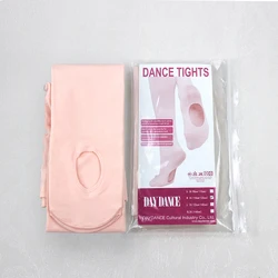 Mallas de Ballet de microfibra suave para niños y niñas, medias con agujeros, 6 o 12 pares