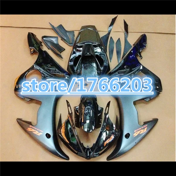 

Fairing kits for 03 04 05 YZF R6 03 04 05 YZF-R6 03-05 YZF 600 R6 2003 04 2005 black bodywork Ning