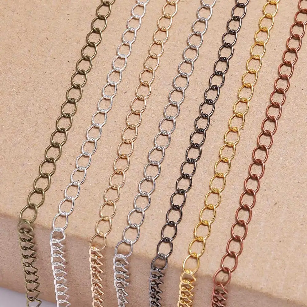 Extender Chains 2.8 Long Link Open Jewelry 3.6 5m/lot mm 2.5