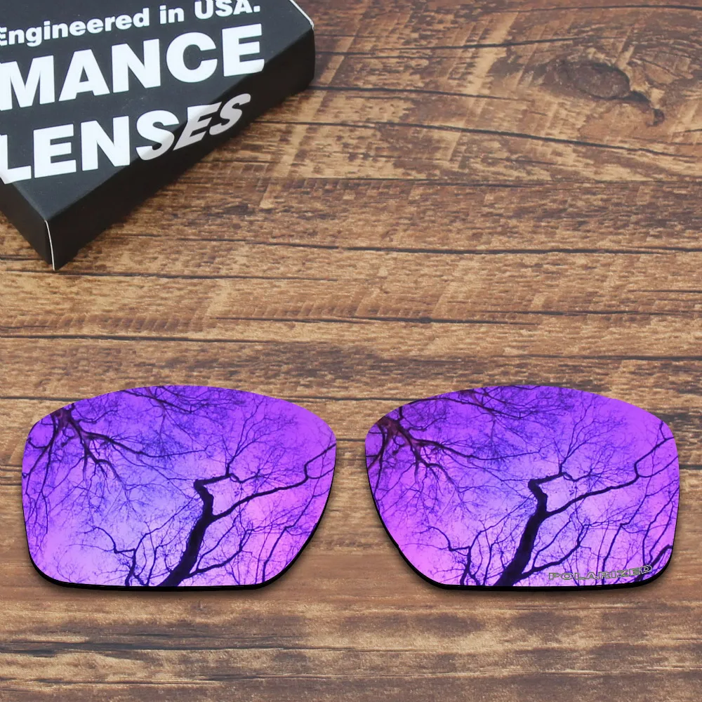 

Millerswap Resist Seawater Corrosion Polarized Replacement Lenses for Oakley Big Taco Sunglasses Purple Mirrored (Lens Only)