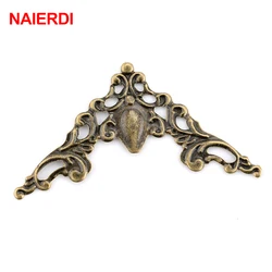 NAlERDI Metal Box Antique Corner Brackets 40mm Book Cover For Menus Pasting Decorative Protector Photo Frame Furniture Hardware