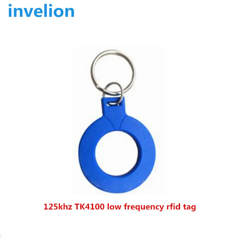 

100pcs/lot small keychain tag TK4100 chip rewrite program Proximity Key fobs 125KHz LF RFID keycard Tag with iso14443a protocol