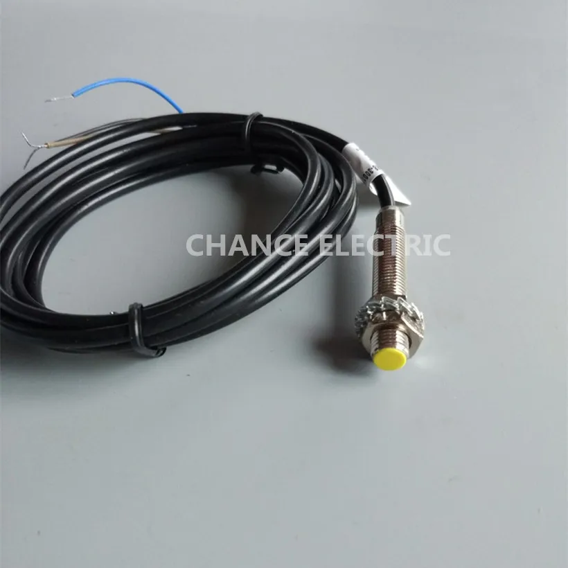 CHUX Inductive Proximity Sensor Switch 5V NPN M8 Type Cylinder 1MM Detect Distance Flush NO/NC 3 Wires Motion Sensor