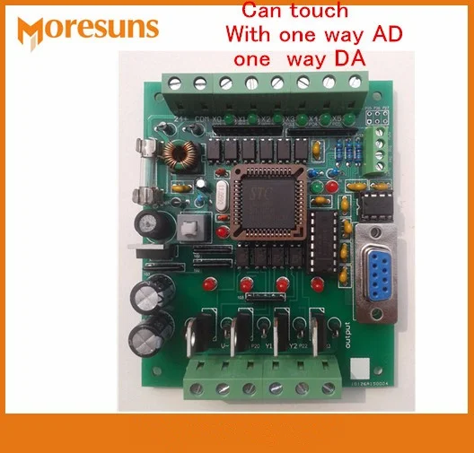 Fast Free Ship PLC industrial control board 51 MCU control board Transistor Output FX1N FX2N 10MR AD DA PLC