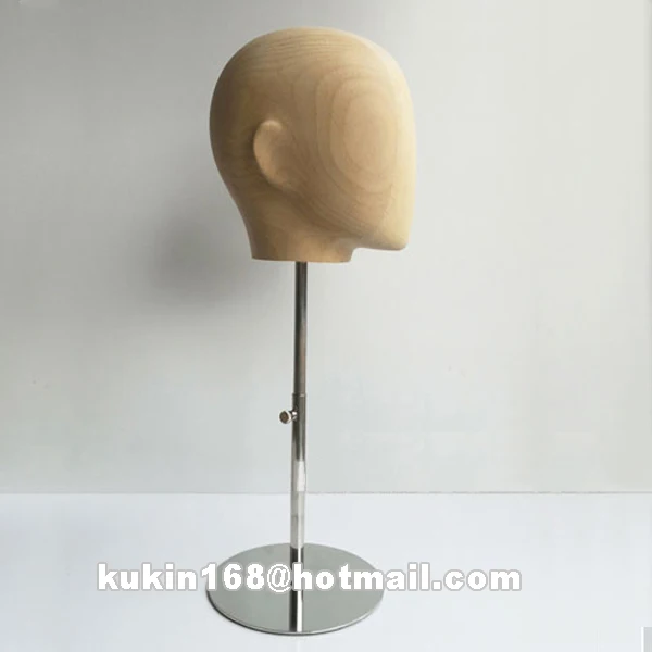 

Wooden mannequin head, Hats display mannequin head