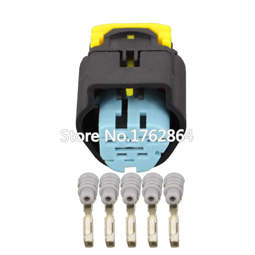 

DJ7051F-1.5-21Waterproof 5-контактный Автомобильный Электрический проводной разъем, инъекционный датчик, подходит для Ford 1928405138 5 P