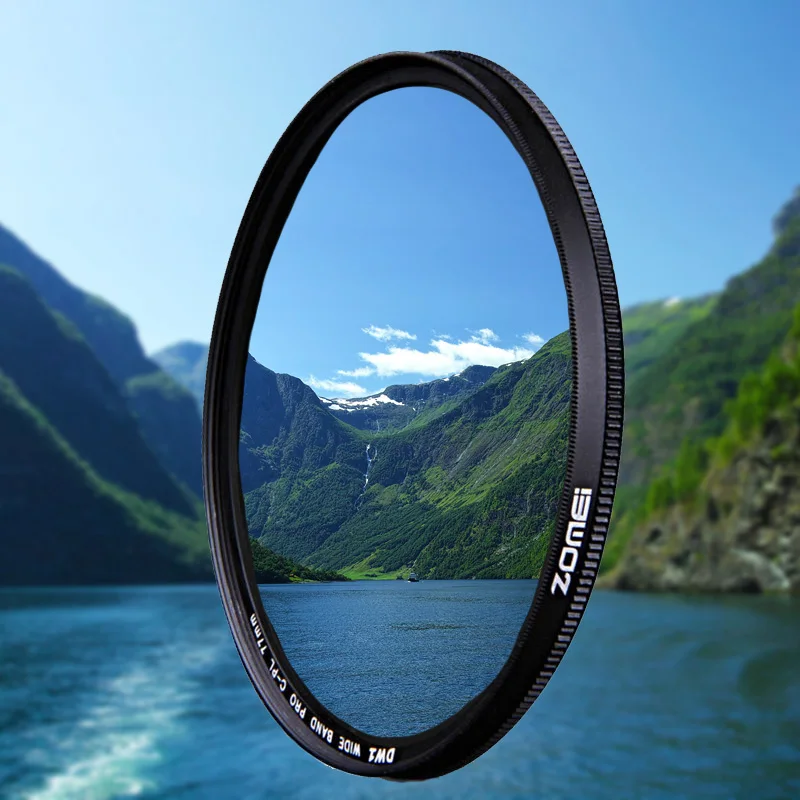 Zomei 49/52/55/58/62/67/72/77/82/86mm Slim CPL Circular Polarizer Filter for Nikon Canon Olympus Sony Pentax Camera Lens Filter