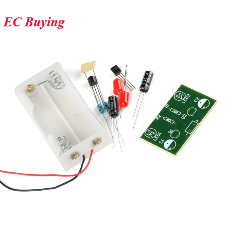 Electronic DIY Kit SMD SMT Components Welding Practice Board Soldering Skill Training Beginner Electronic Kit for Self-Assembly