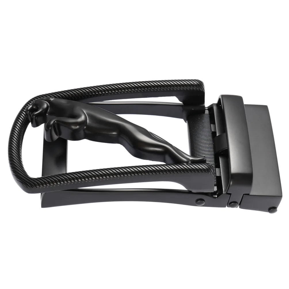 Fivela automática masculina, cinto com placas de 3.5cm de comprimento