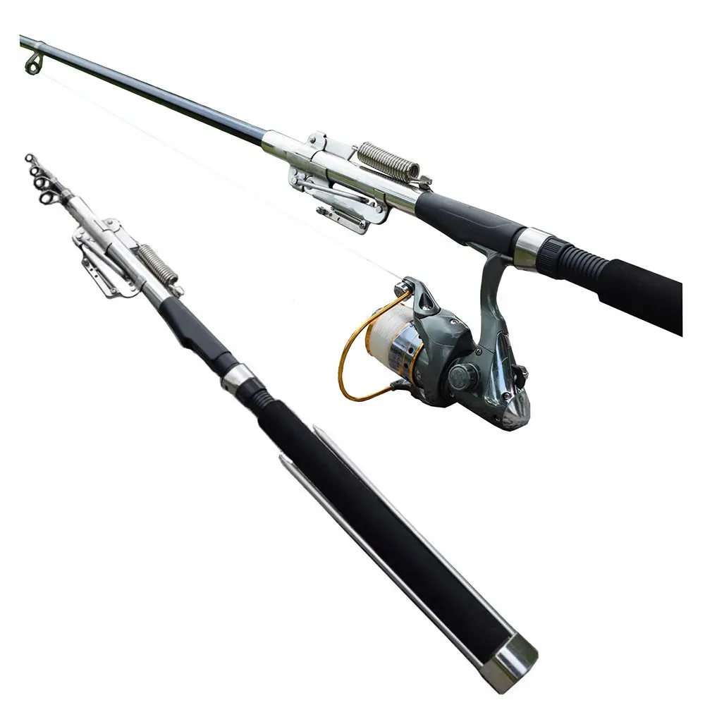 Free shipping!Creative Sensitivity Automatic Fishing FRP Sea Rod Spring Rod Sea Fishing Rod (Without the Reel 2.1M/2.4M)