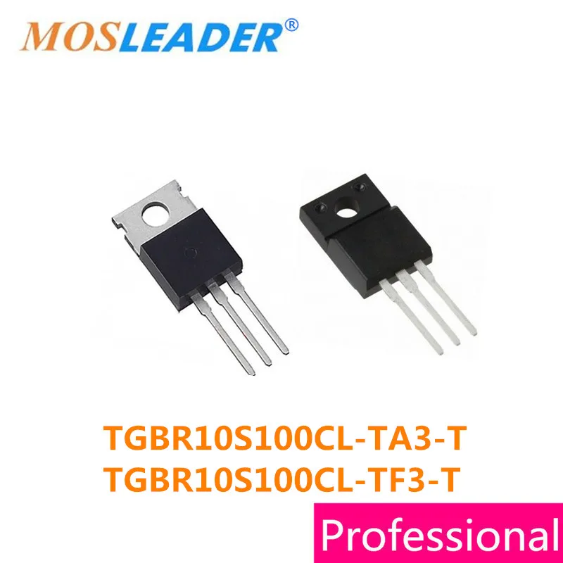 

Mosleader, 50 шт в наборе, TO220 TGBR10S100CL-TA3-T TO220F TGBR10S100CL-TF3-T TGBR10S100 TGBR10S100CL