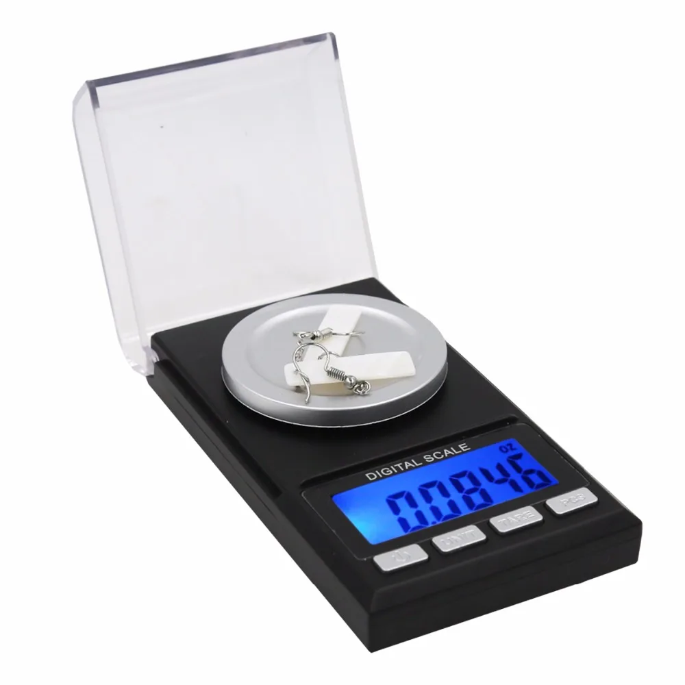 50g/100g 0.001g Pocket Digital Scales High Accuracy Pocket Scale Jewelry Balance Drug Gram Weight for Kitchen Weighing Tool