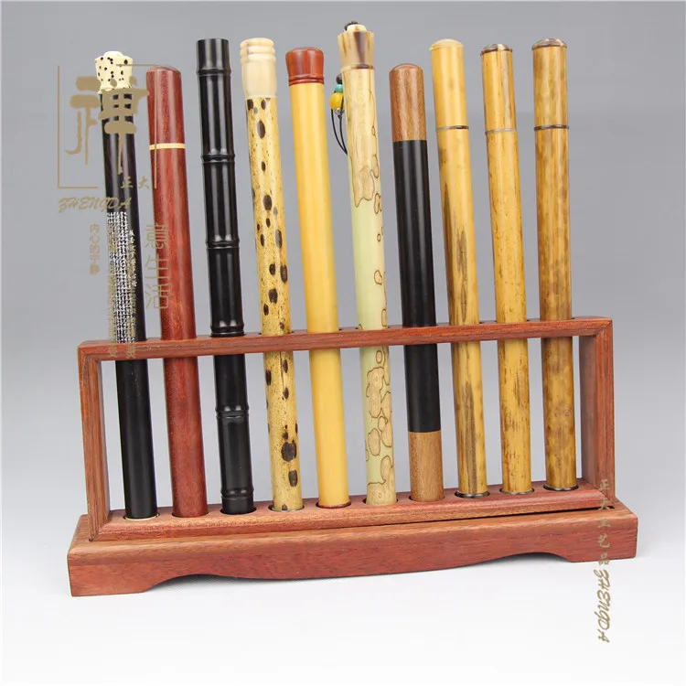 Red sandalwood wood drum rack display rack is incense incense tube display row incense rack factory wholesale