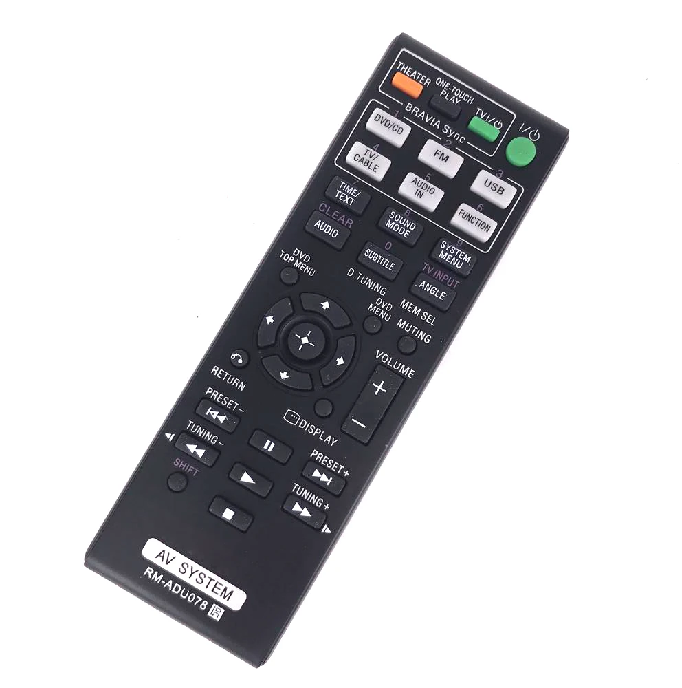 Nova Substituição Para Sony RM-ADU078 Audio/Video Receiver Controle Remoto DAVDZ170 DAVDZ175 HBDDZ171 DAVDZ171 HBDDZ170 HBDDZ175