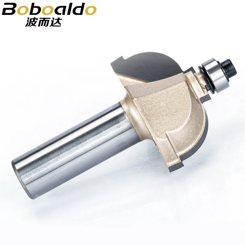 1pc 1/2 Shank Router Bits For Wood Drawing Line Bit With Bearing Woodworking Tools Two Flute Endmill Milling Cutter