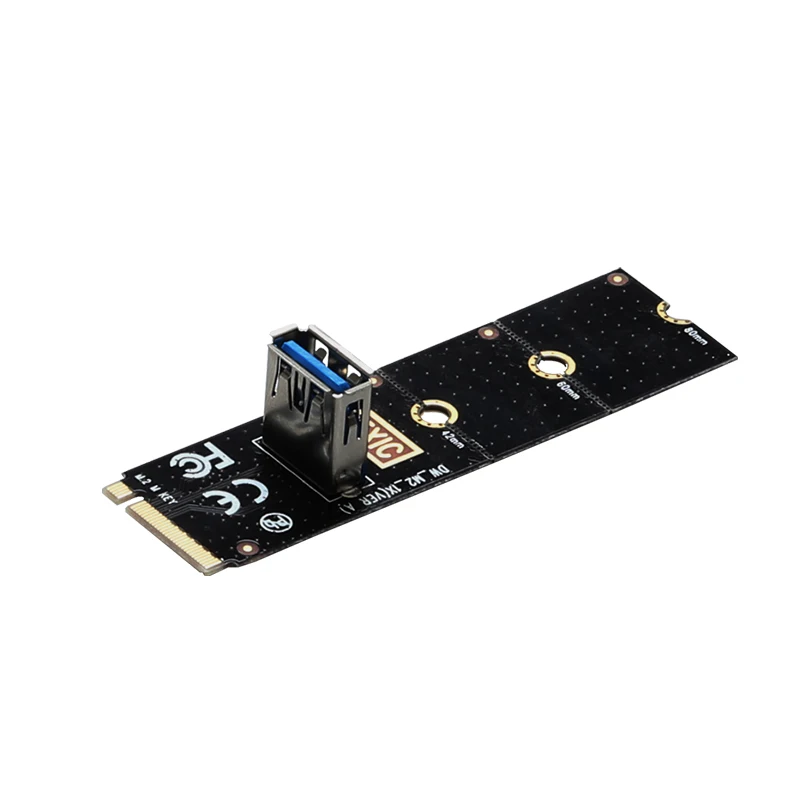 NGFF to PCI-E Riser Card M2 Slot to PCIe Expansion Card Convertor USB 3.0 Extender Adapter for Graphics Cards for BTC Miner