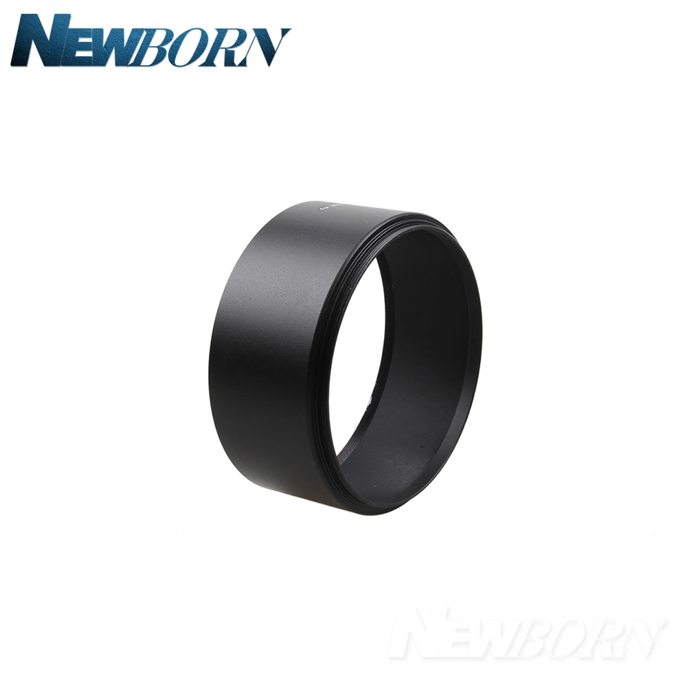 Cubierta de lente de teleobjetivo de Metal para cámara Canon, Nikon, Sony, Pentax, fujifilm, Olympus, 49mm, 52mm, 55mm, 58mm, 62mm, 67mm, 72mm, 77mm