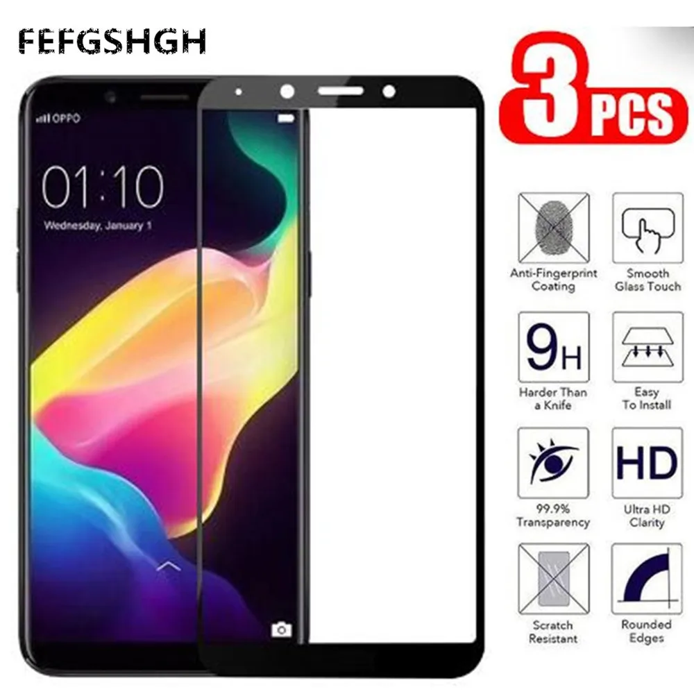 Szkło hartowane do OPPO F5 ochraniacz ekranu do OPPO A73 pełne etui na OPPO F5 młodzież CPH1725 3D zakrzywiona krawędź filmu