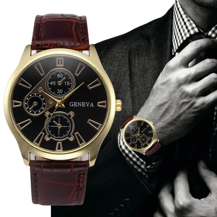 

Fashion Leather Band Men's Watch Men Watch Business Men's Watches Luxury Men's Watch Relogio Masculino Reloj Hombre Montre Homme