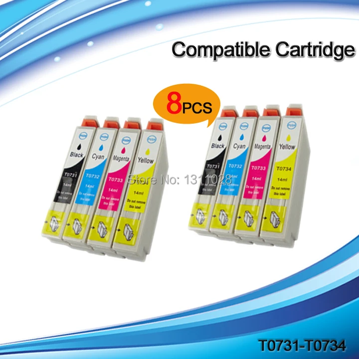 INK WAY T0731 - T0734 Compatible cartridge T0731 T0732 T0733 T0734 for CX9300F C79 C90  C110 T20 T21 TX110 CX3900  CX4900 etc.