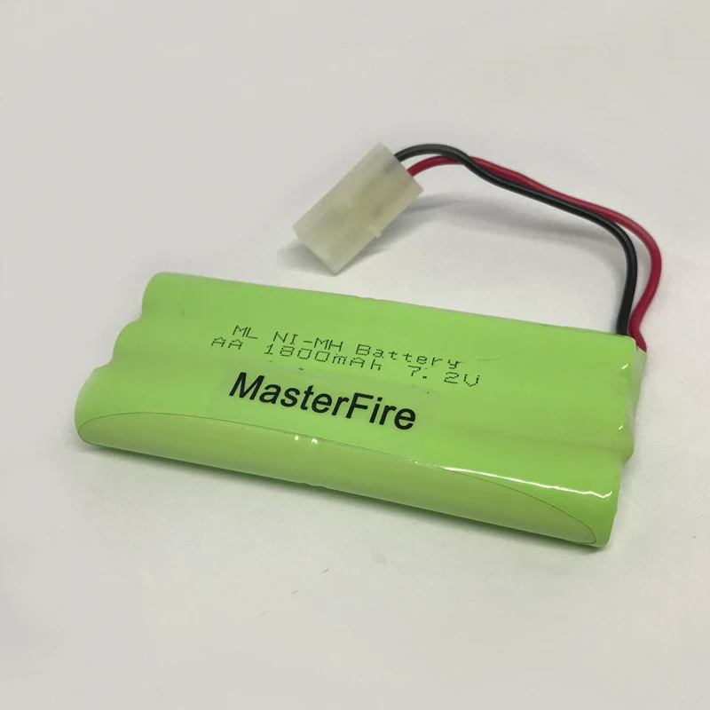 

9pack/lot MasterFire New NiMH 7.2V 6x AA 1800mAh Battery Cell Rechargeable Ni-MH Batteries Pack With Plugs