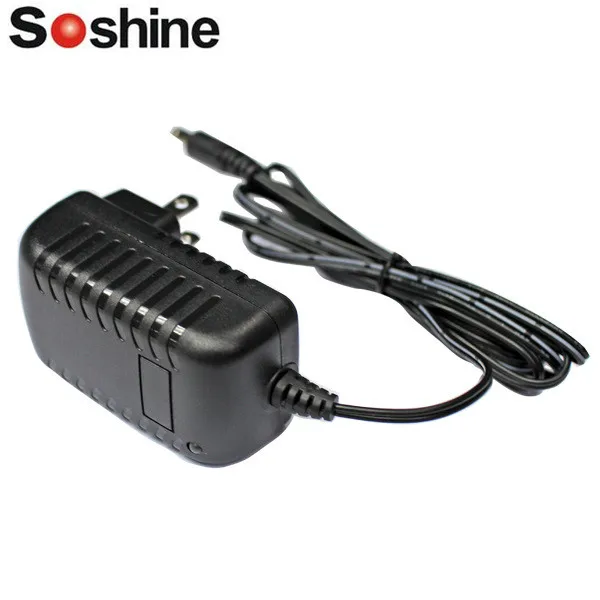 Soshine LED Battery Pack Charger Li-ion NiMH NiCd Battery Packs (2.4V - 12V) Charger Max 1A output EU US Plug For Model ship