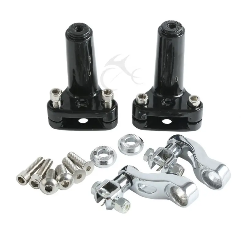 

Black Passenger Foot Peg Mount Kit For Harley Softail Deluxe Breakout 2000-2006