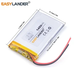 853450 1450mAh 3.7V Rechargeable Lithium Li-ion Polymer Battery