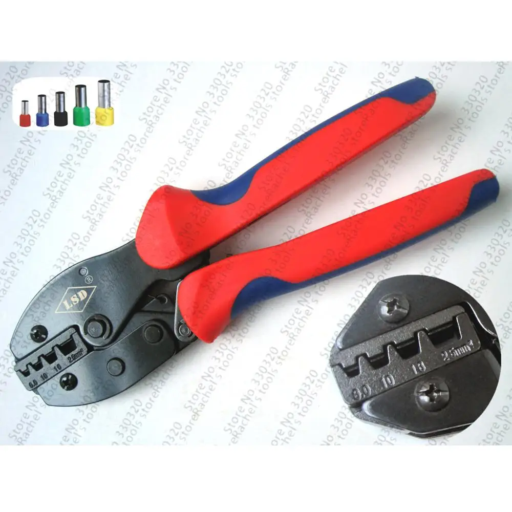 

LY-0625WF Energy-saving crimping tool for cable bootlace ferrules,wire sleeves crimping pliers 6-25mm2