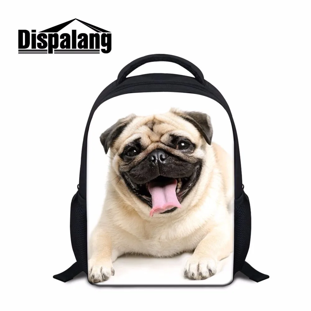 

Dispalang Small Children School Bags Preschool Nursery Backpack Pug Dog Pattern Kindergarten Book Bag Schoolbags Mochila Escolar