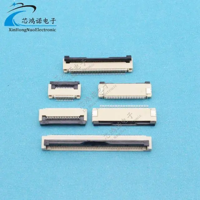 

0.5 pitch Folded FFC / FPC Flat Cable Socket Connector Soft Cable Socket 5P/7P/9P/11P/15P/23P/25P/35P