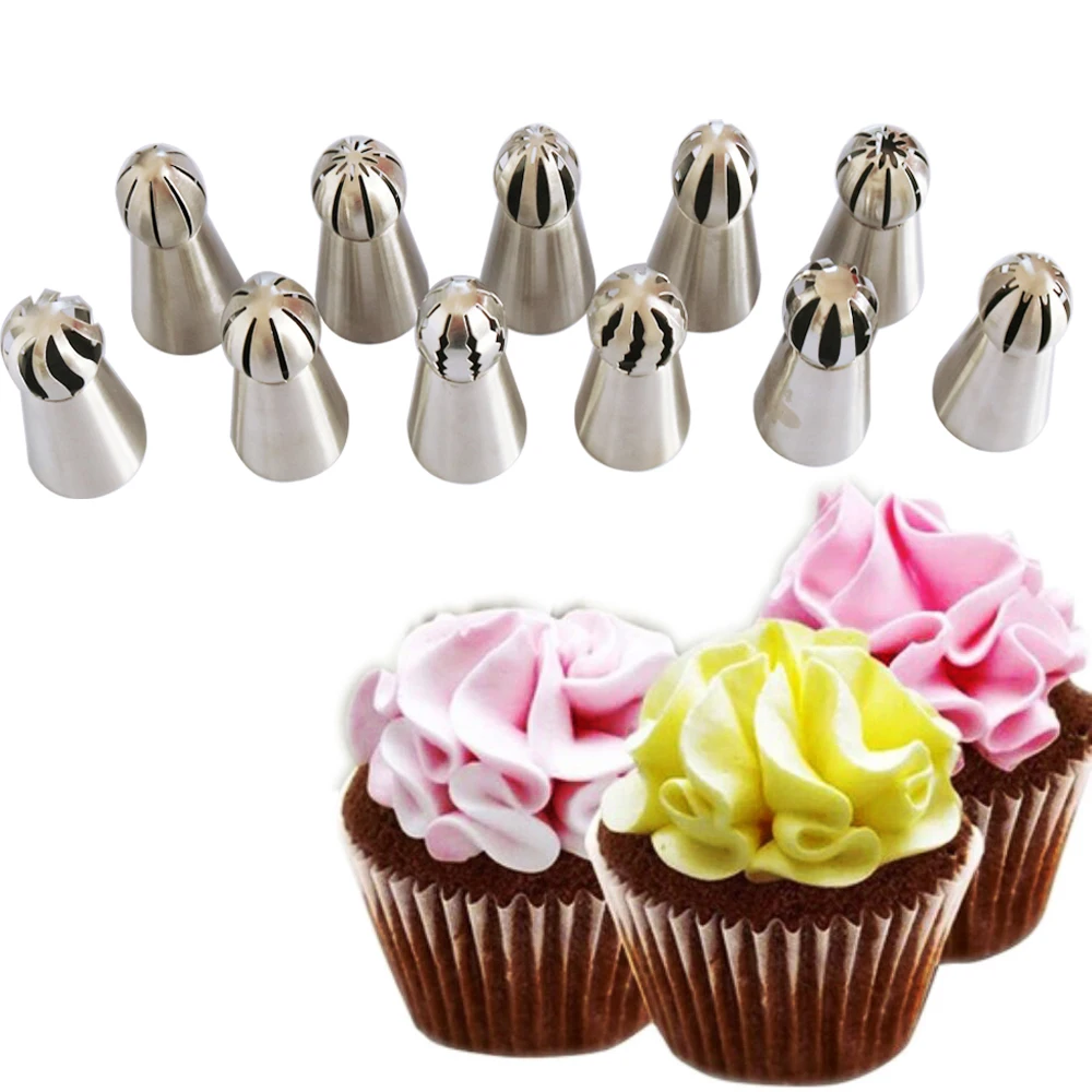 Kaymiklee 37PCS/SET Pastry Russian Stainless Steel Nozzles Cake Cake Decorating Set Cake Decoration Tools CS103