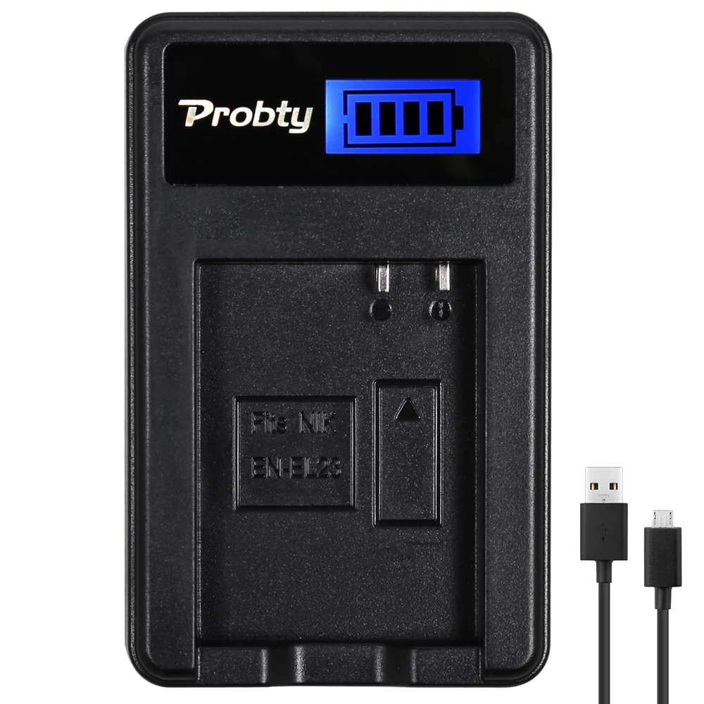 PROBTY EN-EL23 EN EL23 EN EL23 LCD USB Camera Charger For NIKON CoolPix p600 S810C P900 P610 p990s battery