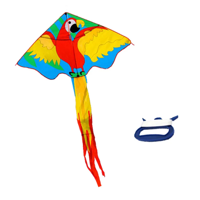 New  High Quality  Huge Parrot  Kite /Cartoon Eagle Kites With Handle And Line Good Flying   For Kids