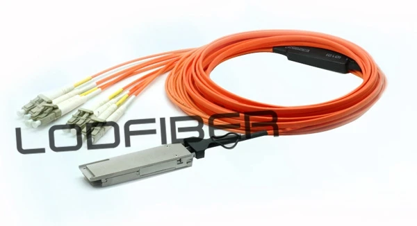 

15m (49ft) QSFP-8LC-AOC-1501 Compatible 40G QSFP+ to 4 Duplex LC Breakout Active Optical Cable